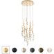 Signature Secret Garden LED 23 inch Heirloom Bronze Multi-Light Pendant Ceiling Light
