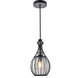 Miya 1 Light 7 inch Black Pendant Ceiling Light