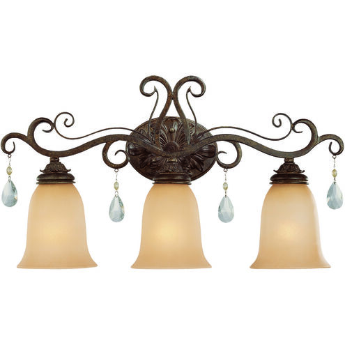 Englewood 3 Light 25 inch French Roast Vanity Light Wall Light