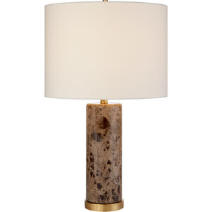 AERIN Cliff 30 inch 150.00 watt Brown Marble Table Lamp Portable Light