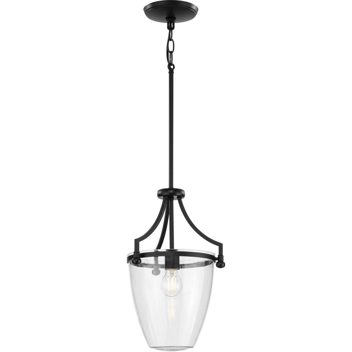 Parkhurst 1 Light 12 inch Matte Black Mini Pendant Ceiling Light