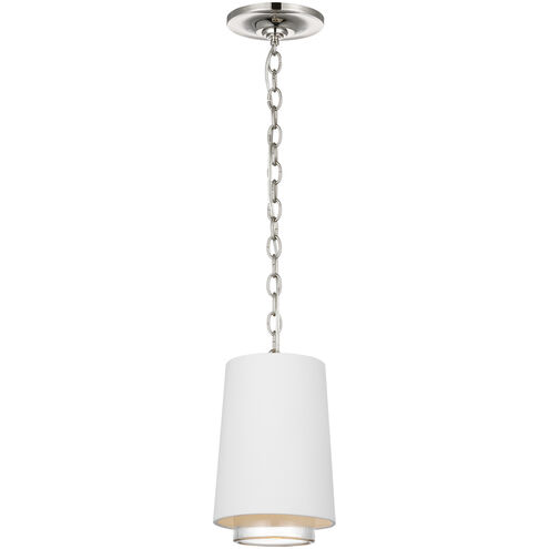 Marie Flanigan Sydney LED 6 inch Polished Nickel Pendant Ceiling Light