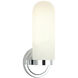 Capsula 1 Light 4.75 inch Chrome Wall Sconce Wall Light