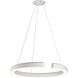 Enso 34 inch Matte White Pendant Ceiling Light