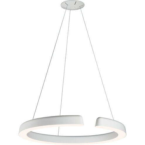 Enso 34 inch Matte White Pendant Ceiling Light