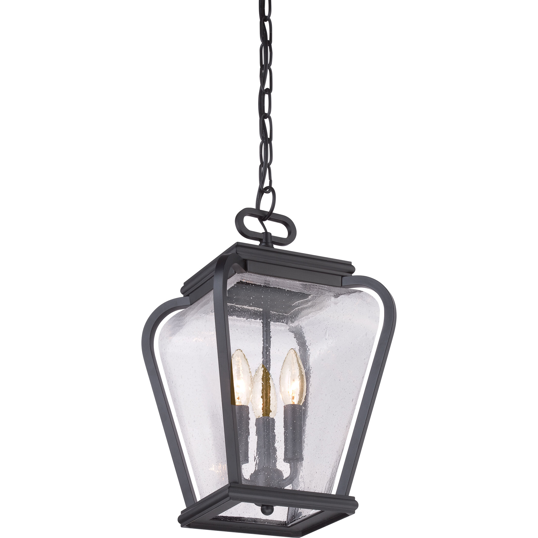 Province 3 Light 10 inch Mystic Black Mini Pendant Ceiling Light, Small