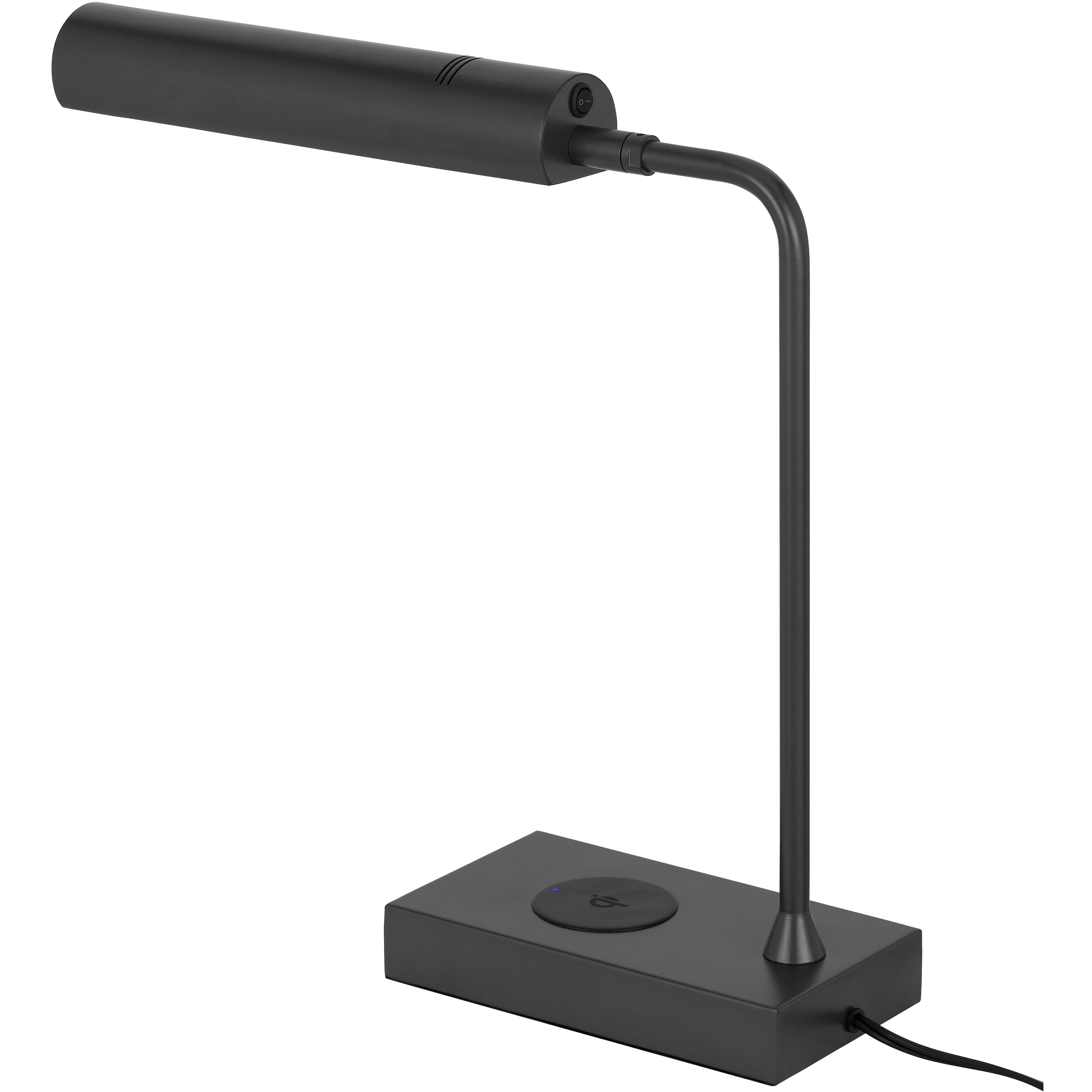 Delray 18 inch 12.00 watt Matte Black Table Lamp Portable Light