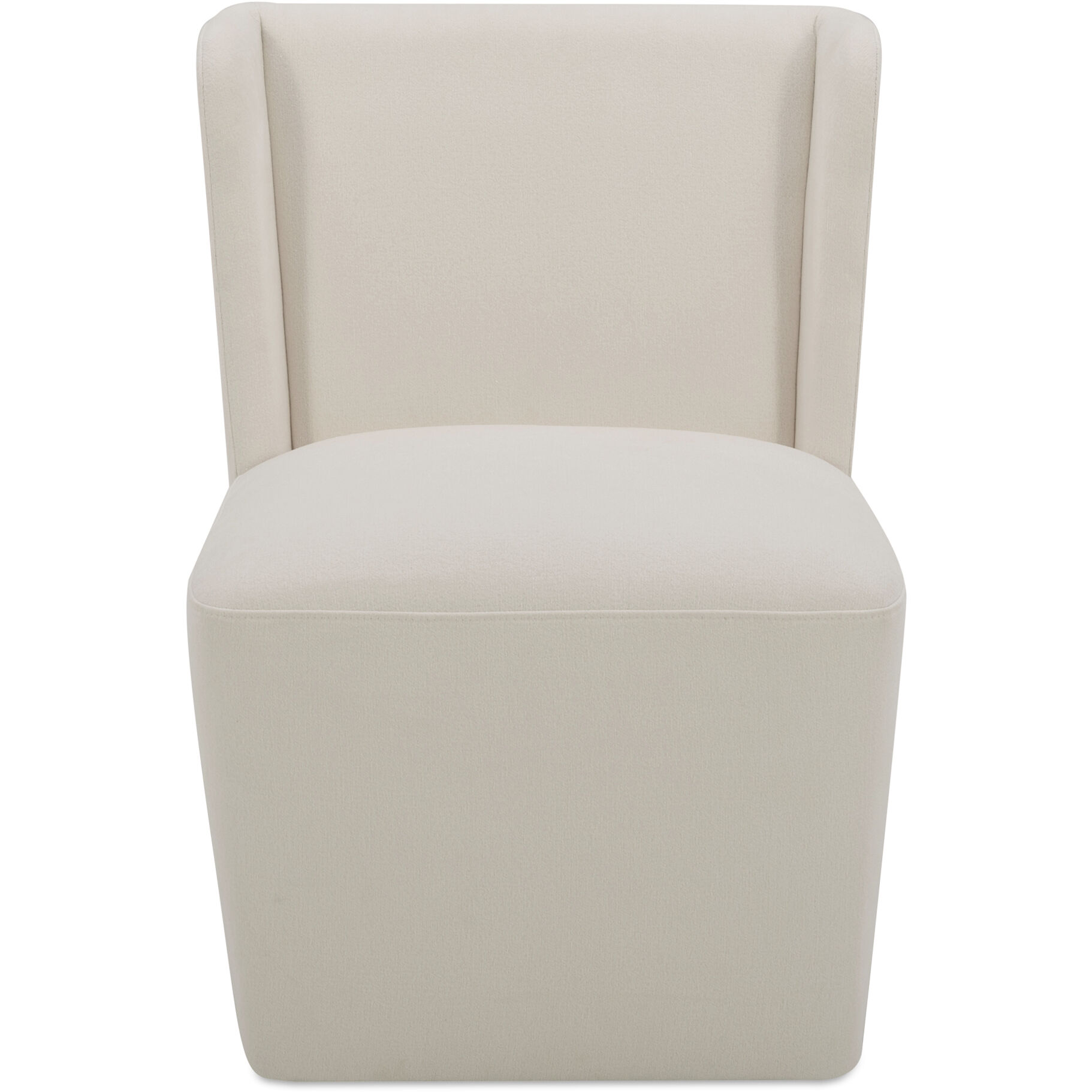Cormac White Rolling Dining Chair