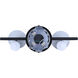 Radley 2 Light Black/White Track Lighting Ceiling Light