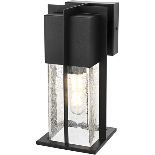 Janney 1 Light 11.5 inch Black Outdoor Wall Sconce