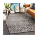 Tahoma 90 X 60 inch Camel/Charcoal/Dark Brown/White Rugs