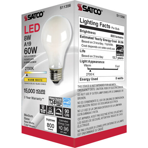 Lumos LED 8.00 watt 120 2700K Light Bulb