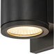 Griffith LED 3.5 inch Textured Black Exterior Wall