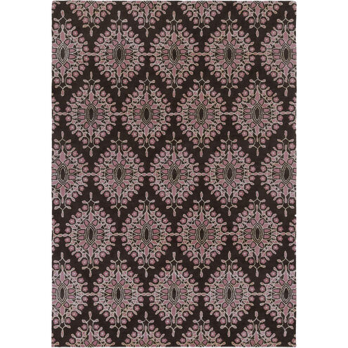 Moderne 156 X 108 inch Dark Brown, Rose, Cream Rug