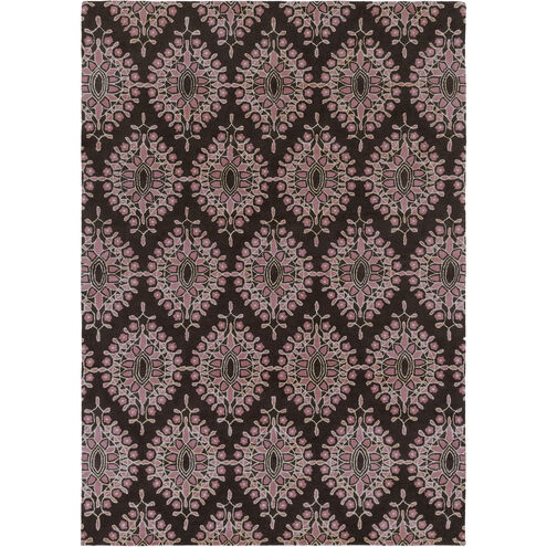 Moderne 156 X 108 inch Dark Brown, Rose, Cream Rug