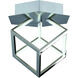 Canada LED 8 inch Nickel LED Flush Mount Ceiling Light