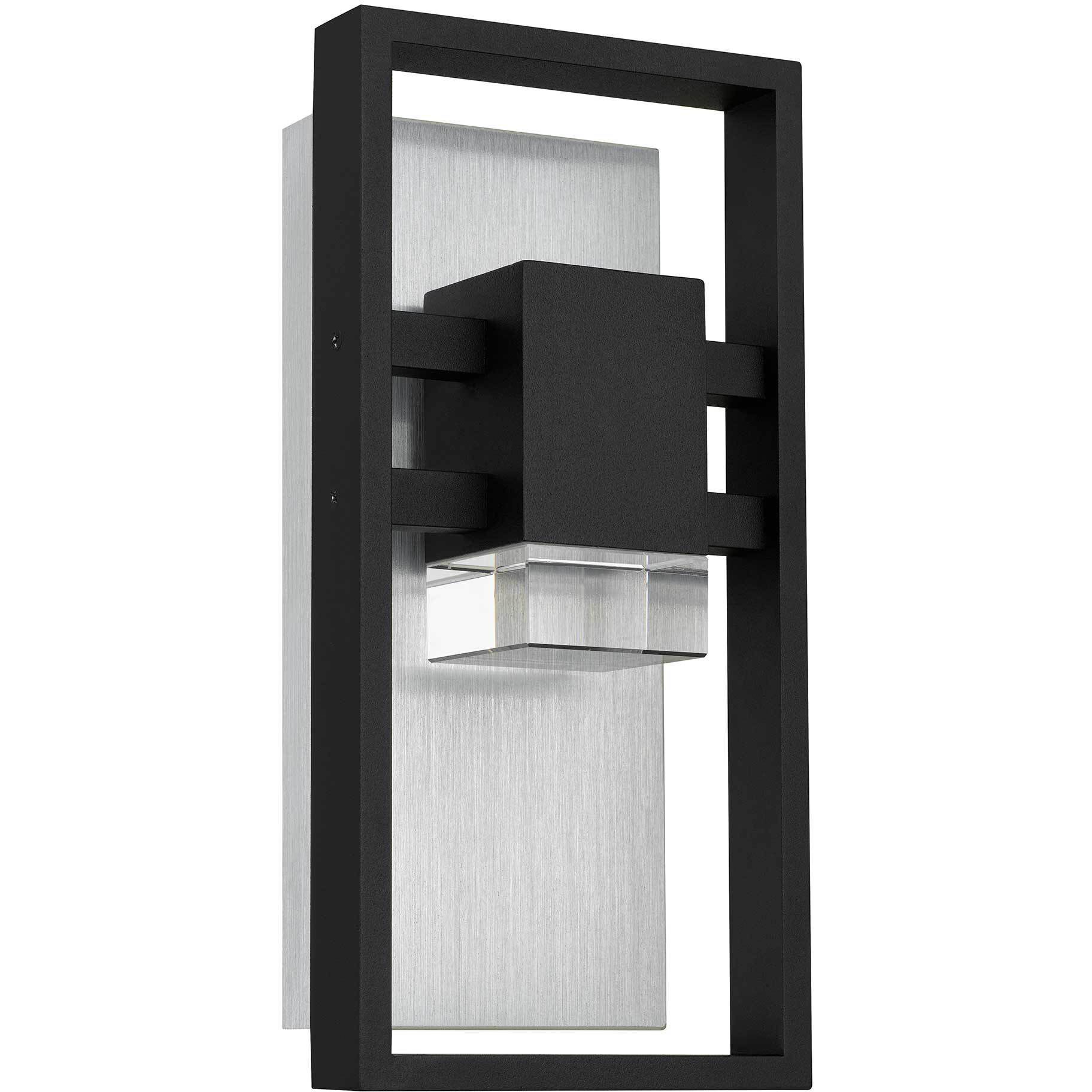 Mars LED 12 inch Sand Black Outdoor Wall Sconce