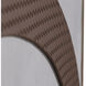 Abstract Leather Brown Wall Art