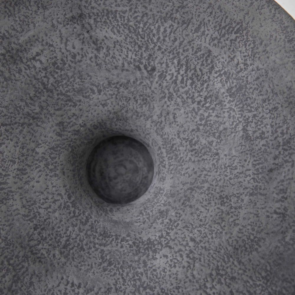 Taza Graphite Centerpiece and Vase Set, Set of 2