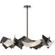 Crest 6 Light 37.8 inch Oil Rubbed Bronze Circular Pendant Ceiling Light