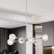 Helena 6 Light 32 inch Polished Nickel Chandelier Ceiling Light