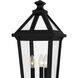 Boulevard 3 Light 23.75 inch Matte Black Outdoor Post Lantern, Large