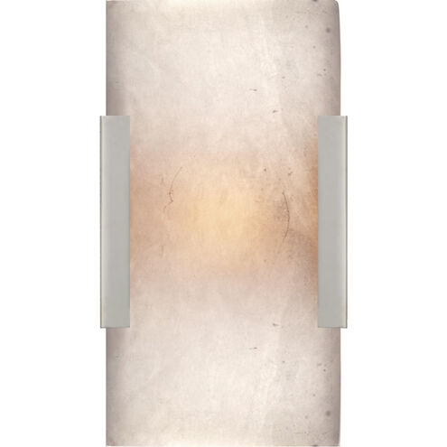 Kelly Wearstler Covet LED 5.25 inch Polished Nickel Wide Clip Bath Sconce Wall Light