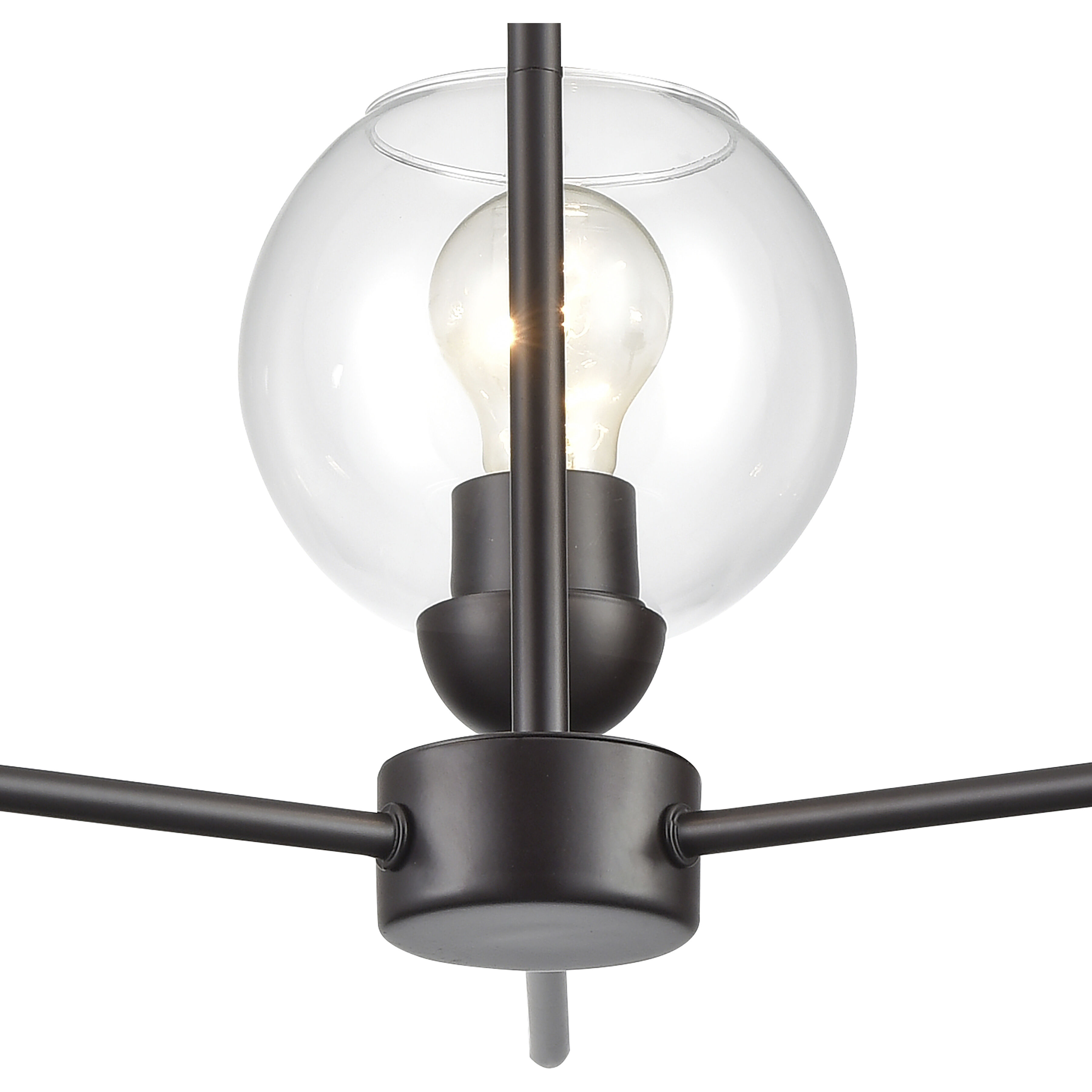 Boman 3 Light 23 inch Oil Rubbed Bronze Chandelier Ceiling Light