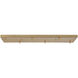 Pendant Options 1 inch Satin Brass Linear Pan