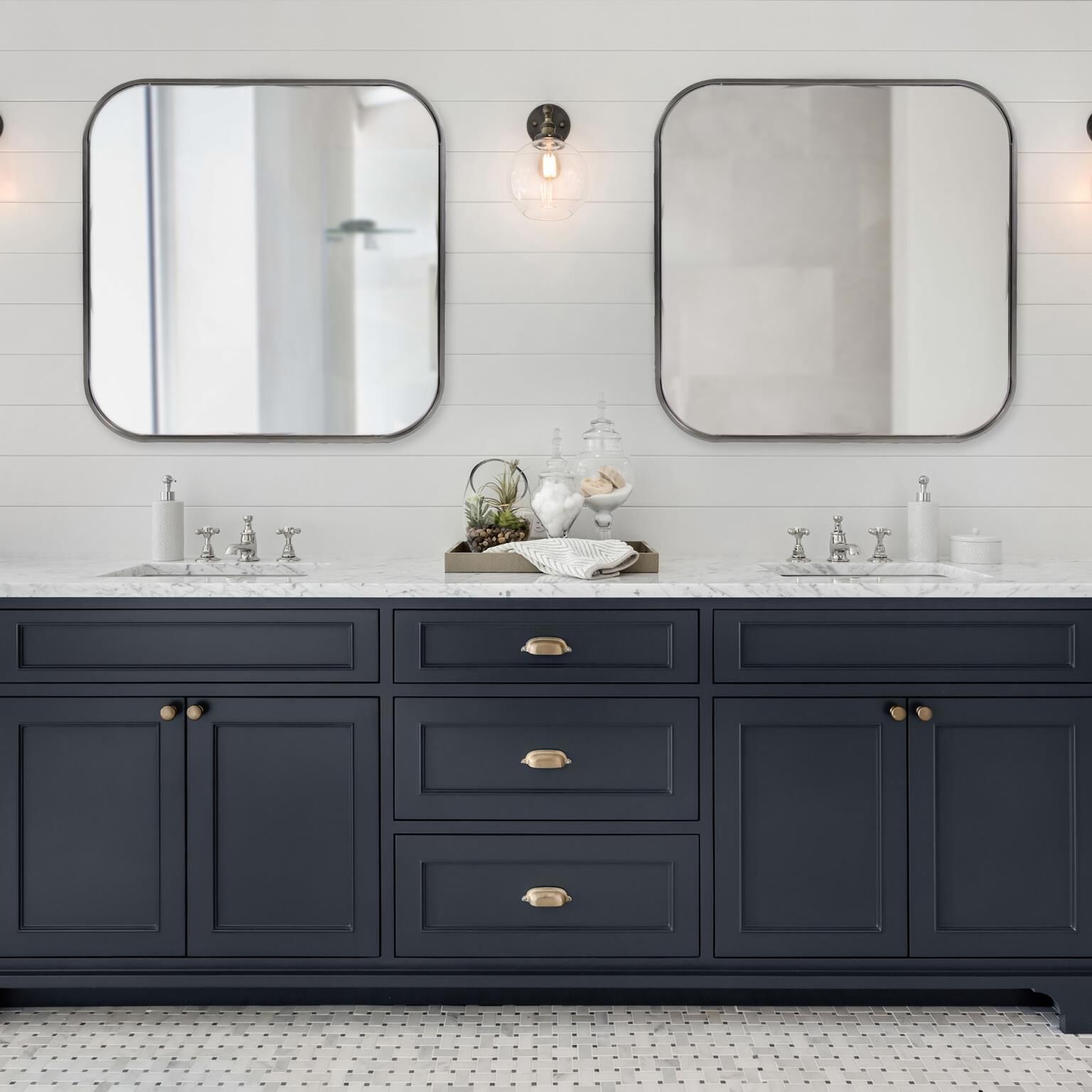 Copenhagen 30 X 30 inch Silver Mirror