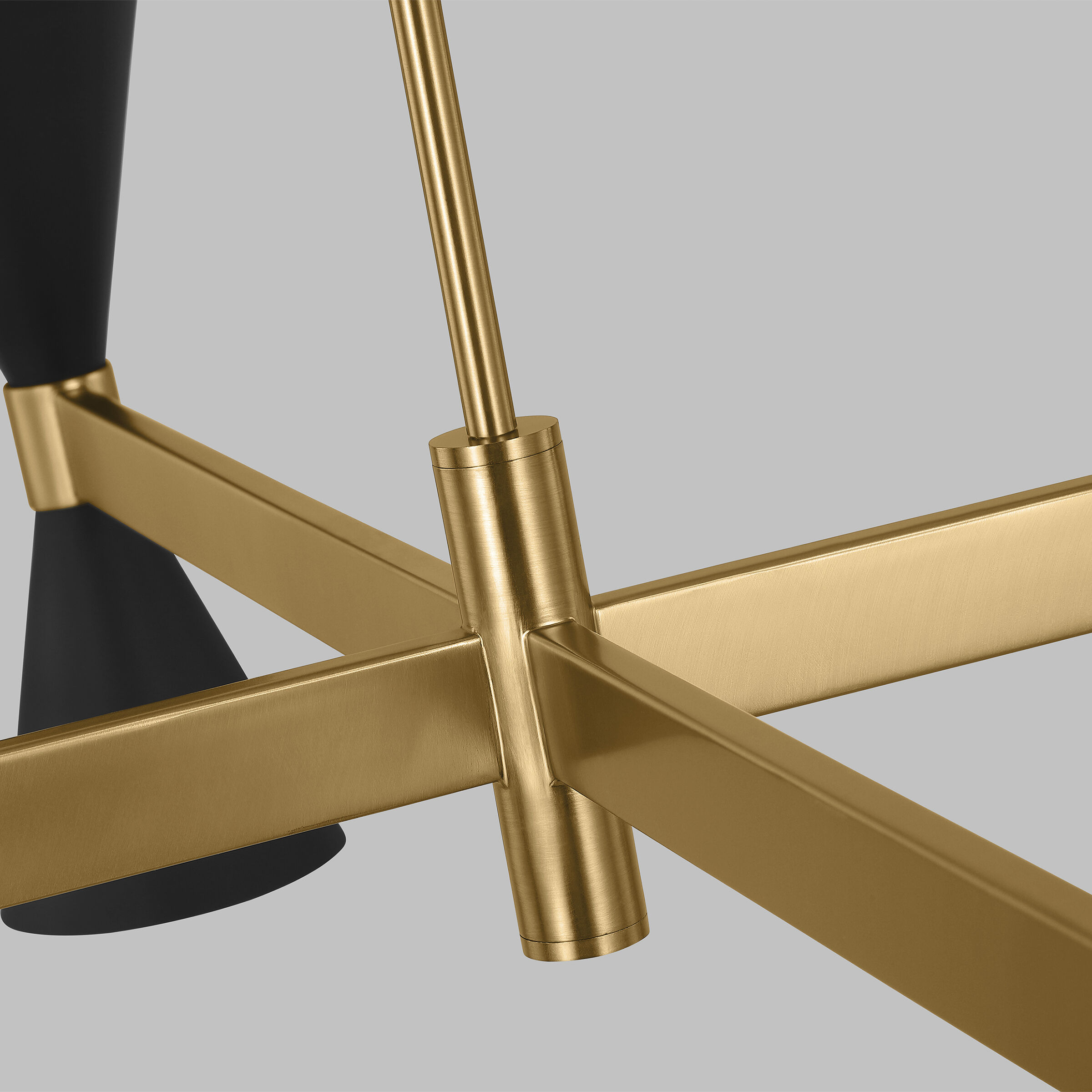 AERIN Albertine 8 Light 32 inch Midnight Black Chandelier Ceiling Light