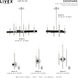Denmark 4 Light 20 inch Brushed Nickel Chandelier Ceiling Light