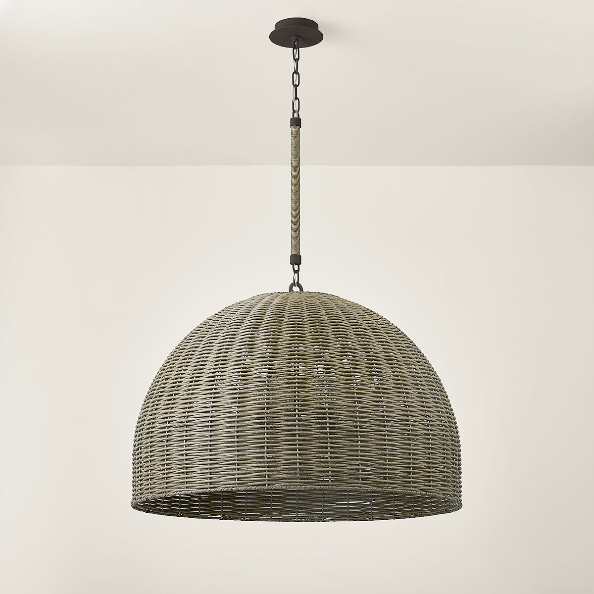 Huxley 5 Light 34 inch Textured Bronze Pendant Ceiling Light