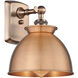 Adirondack 1 Light 8.13 inch Antique Copper Sconce Wall Light