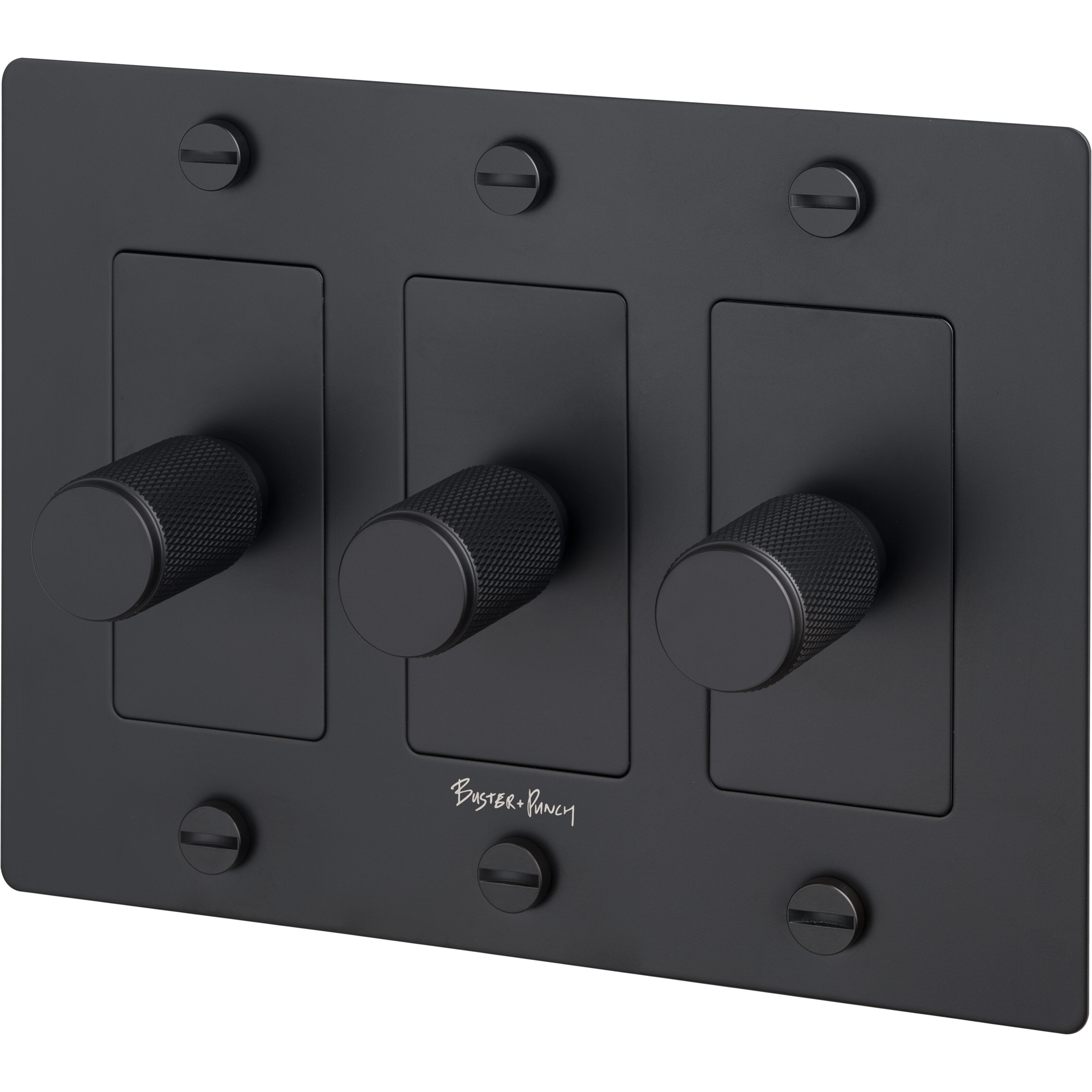 3G 100-120 Black Dimmer Switch, LED
