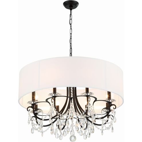 Othello 8 Light 32 inch Matte Black Chandelier Ceiling Light