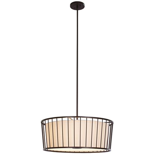 Pacifica 6 Light 24 inch Bronze Pendant Ceiling Light