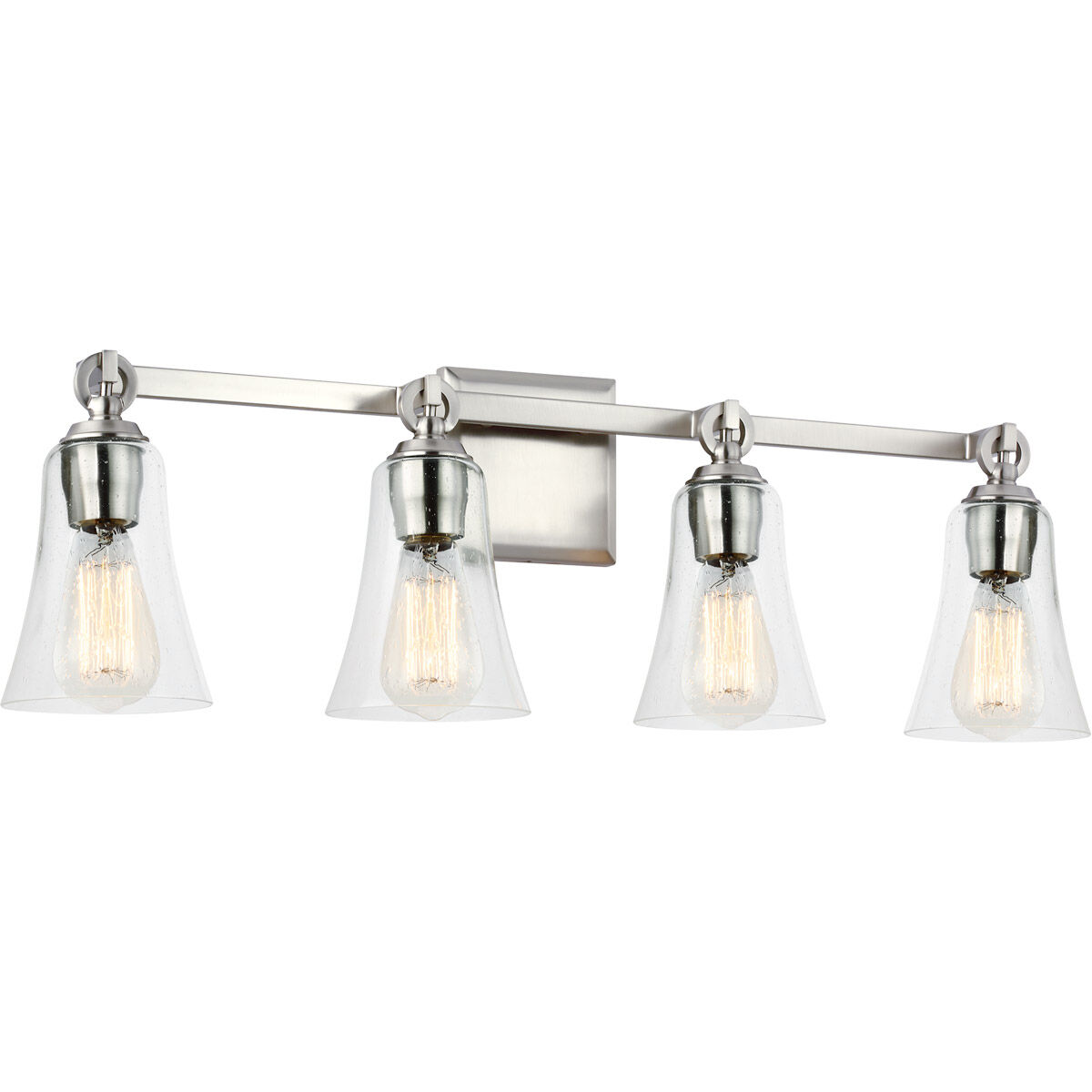 Sean Lavin Monterro 4 Light 30.25 inch Satin Nickel Vanity Light Wall Light