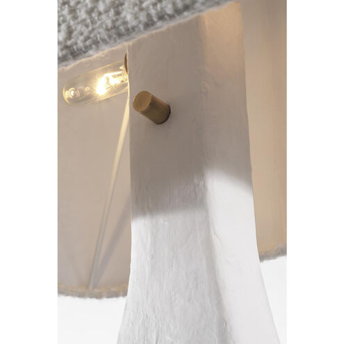 Anne-Marie Barton Terra-Forma 22.75 inch 8.00 watt Plaster White Left Table Lamp Portable Light