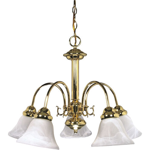 Ballerina 5 Light 24 inch Polished Brass Chandelier Ceiling Light 