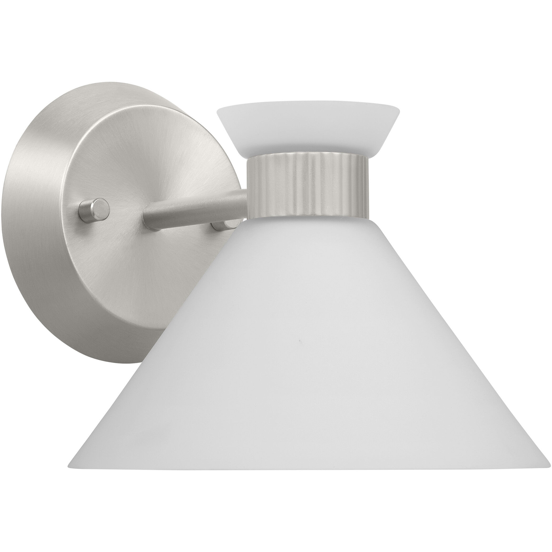 Drew & Jonathan Belcarra Sconce Wall Light in Brushed Steel