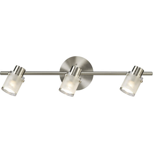 Madison 3 Light Brushed Nickel Track Ceiling Light