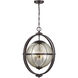 Pearl 3 Light 21 inch Oiled Burnished Bronze Pendant Ceiling Light in Oil Burnished Bronze