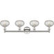 Edison Ithaca 4 Light 33 inch Polished Nickel Bath Vanity Light Wall Light