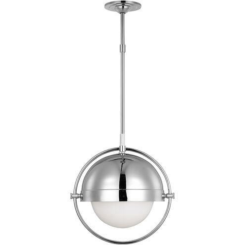 TOB by Thomas O'Brien Bacall 1 Light 15.5 inch Polished Nickel Pendant Ceiling Light