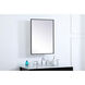 Wyn 28 X 20 inch Black Medicine Cabinet