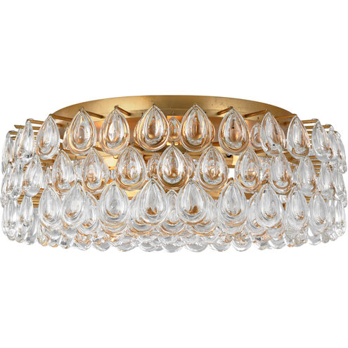 AERIN Liscia 6 Light 25 inch Gild Flush Mount Ceiling Light, Large