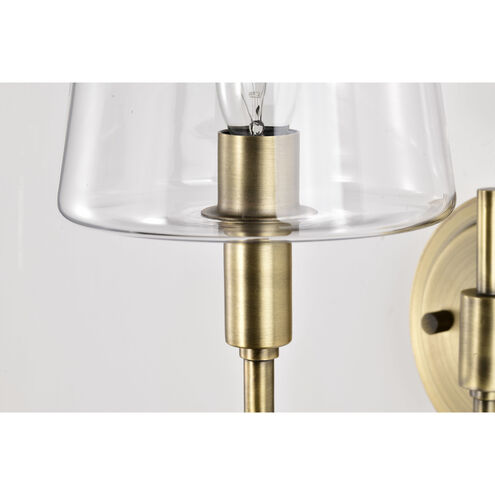 Brookside 1 Light 6 inch Vintage Brass Wall Sconce Wall Light