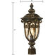 Logansport 1 Light 21 inch Hazelnut Bronze Outdoor Post Light