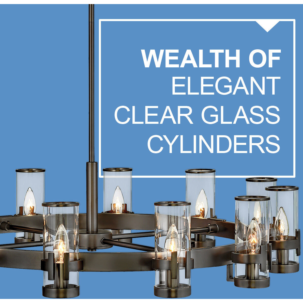 Reeve 12 Light 35.75 inch Black Oxide Indoor Chandelier Ceiling Light